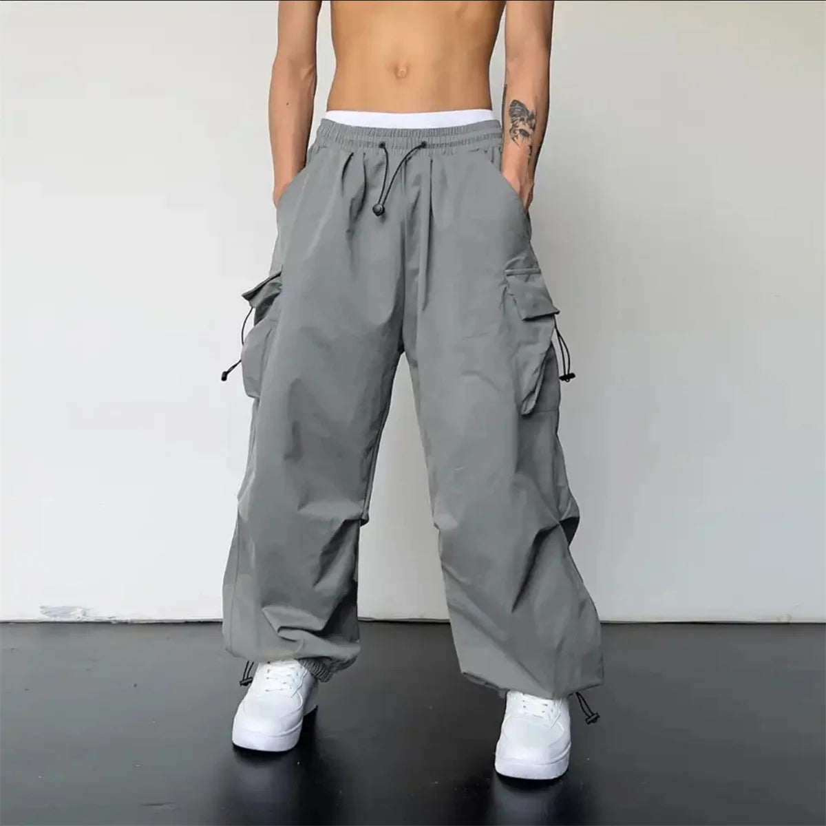 Multi-Pocket Cargo Trousers