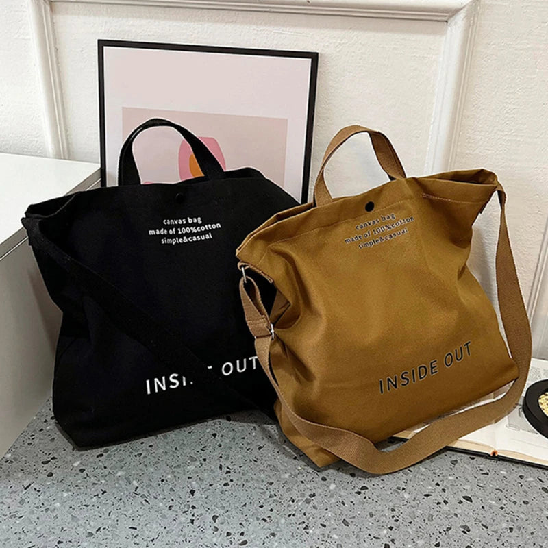 Washed Canvas Crossbody