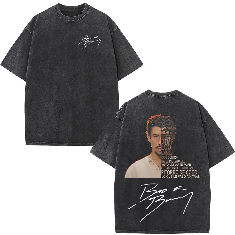Washed Vintage Print Tee