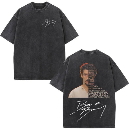 Washed Vintage Print Tee