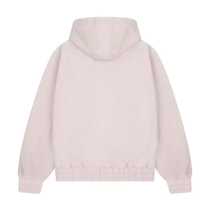 Sweat-shirts Harajuku surdimensionnés à capuche et fermeture éclair roses brodés de pruniers pour hommes et femmes, nouvelle mode gothique Y2K, rétro urbain