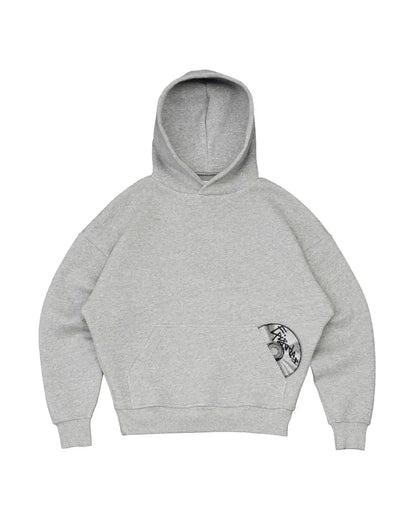 Conjunto de Calções Masculinos com Padrão de Discos Cinzentos Desportivo Casual Confortável Fato de Treino Solto Tecido Respirável Minimalista Moderno Athleisure