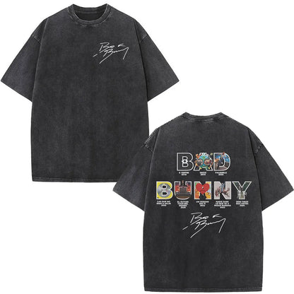 Washed Vintage Print Tee