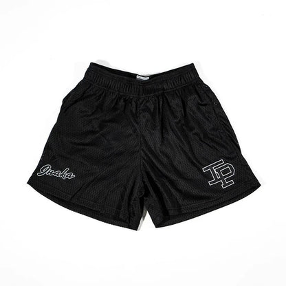 Leopard Mesh Shorts