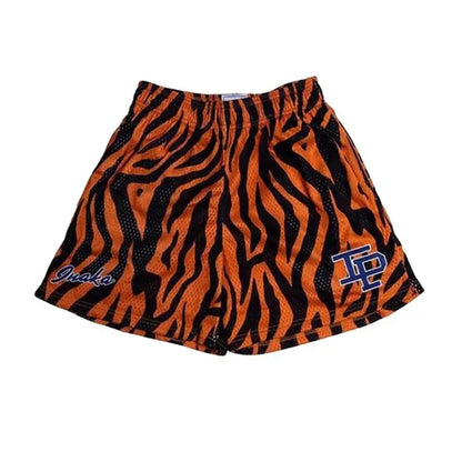 Leopard Mesh Shorts
