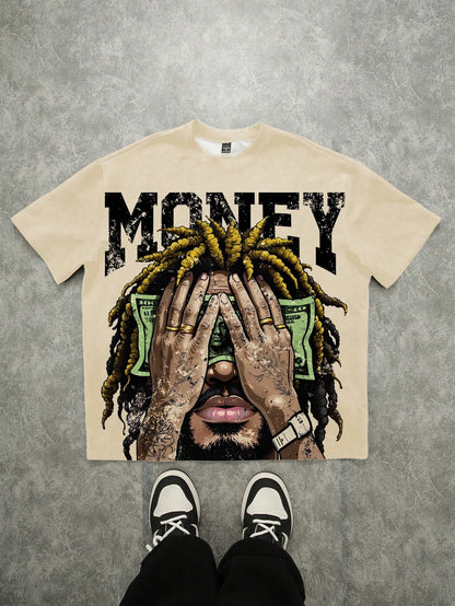 Dark Money Letter 3D Tee