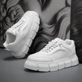 Novos Sapatos Casuais para Homem 2025: Sapatos Oxford Retro de Luxo para Homem em Pele, Ténis Respiráveis ​​da Moda, Bota Plataforma Feita à Mão