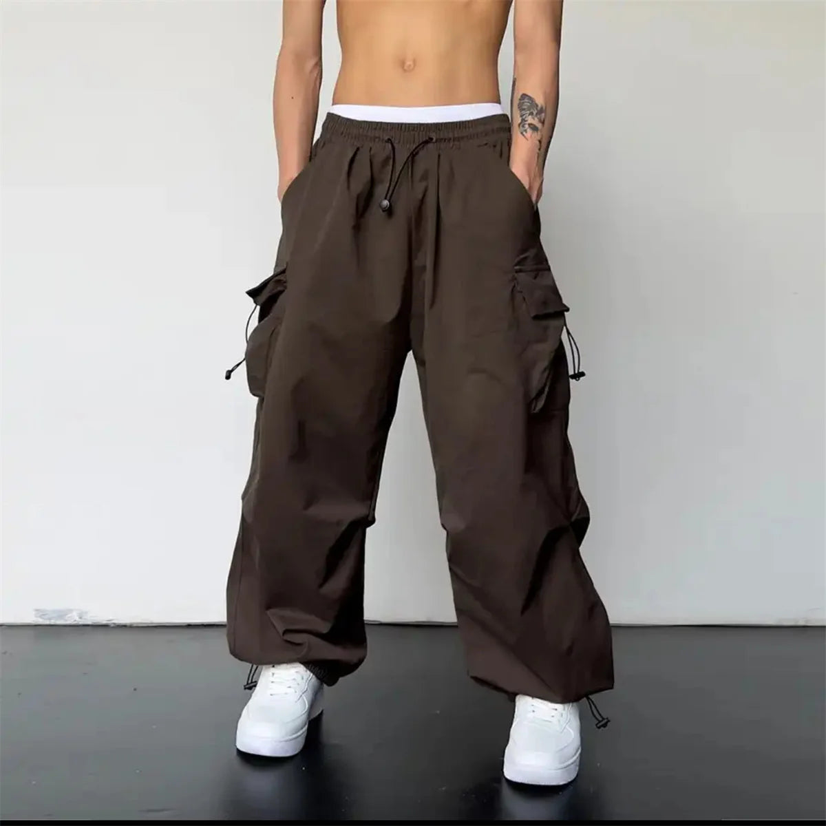 Multi-Pocket Cargo Trousers
