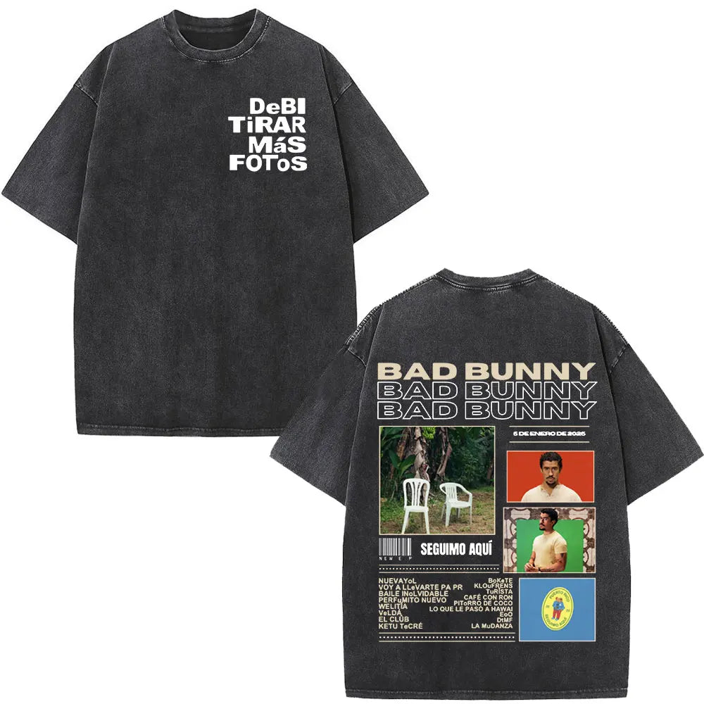 Washed Vintage Bad Bunny Tee`s