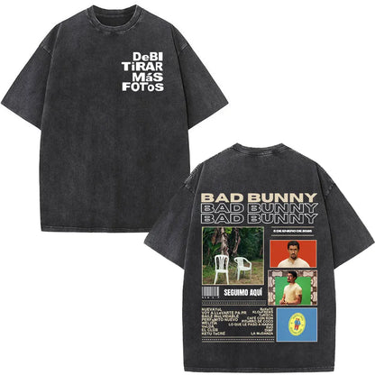 Washed Vintage Print Tee