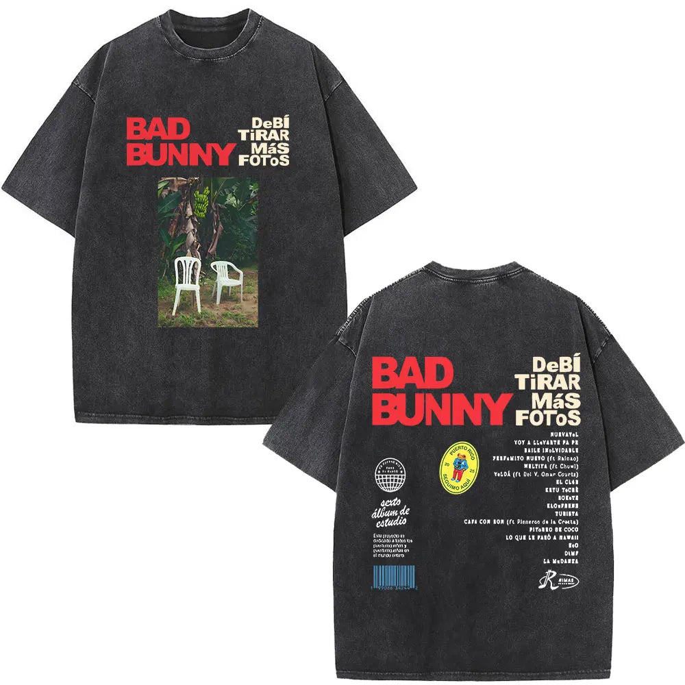 Washed Vintage Print Tee
