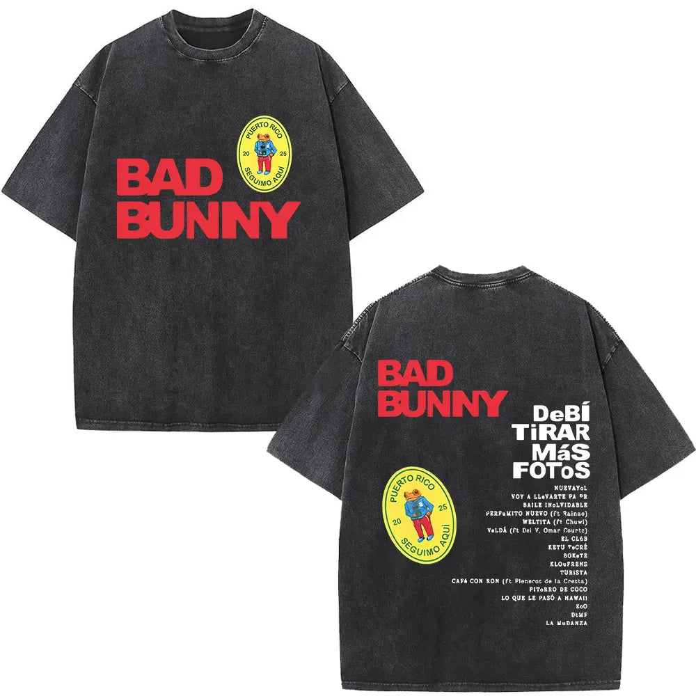 Washed Vintage Print Tee