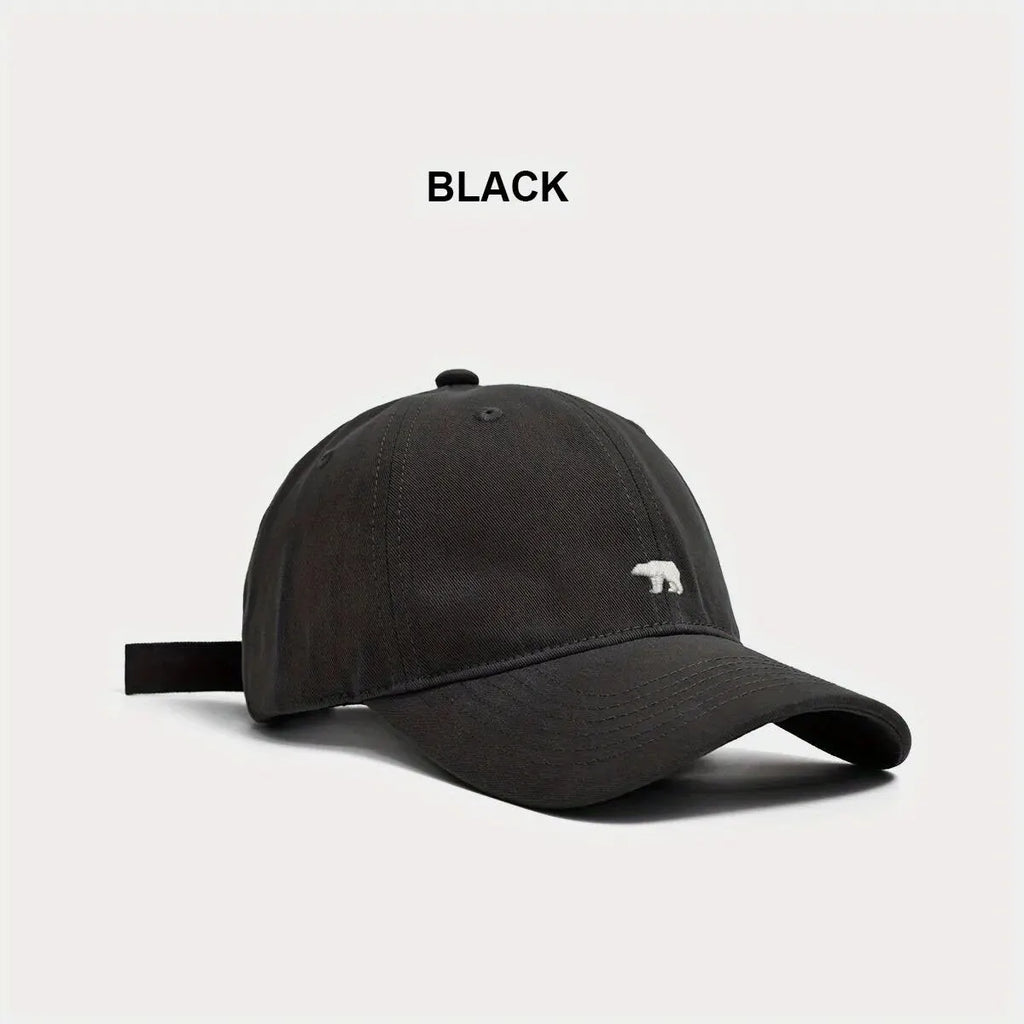Bear Embroidered Baseball Cap