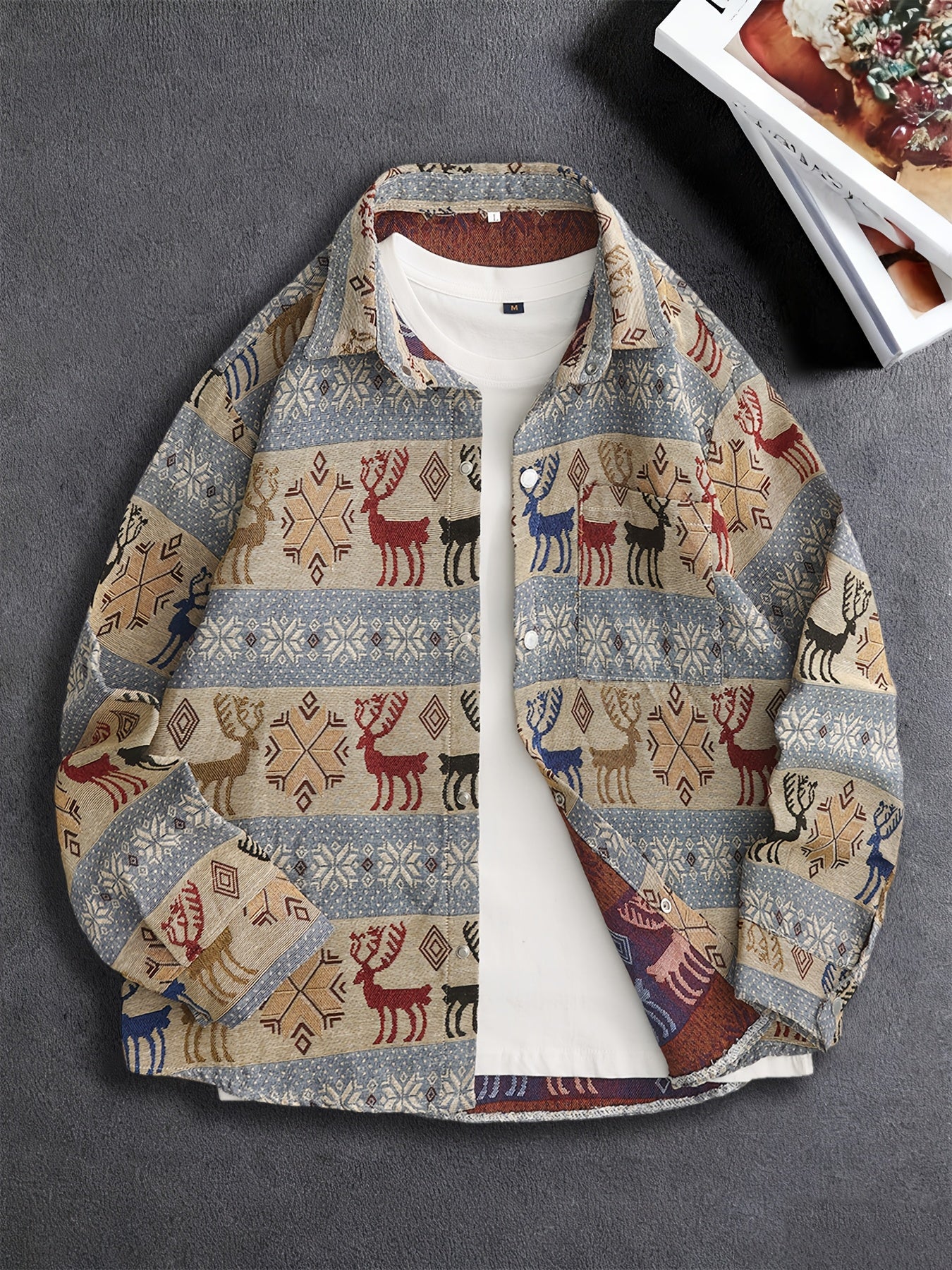 Dark Bear Woven Shirt Jacket