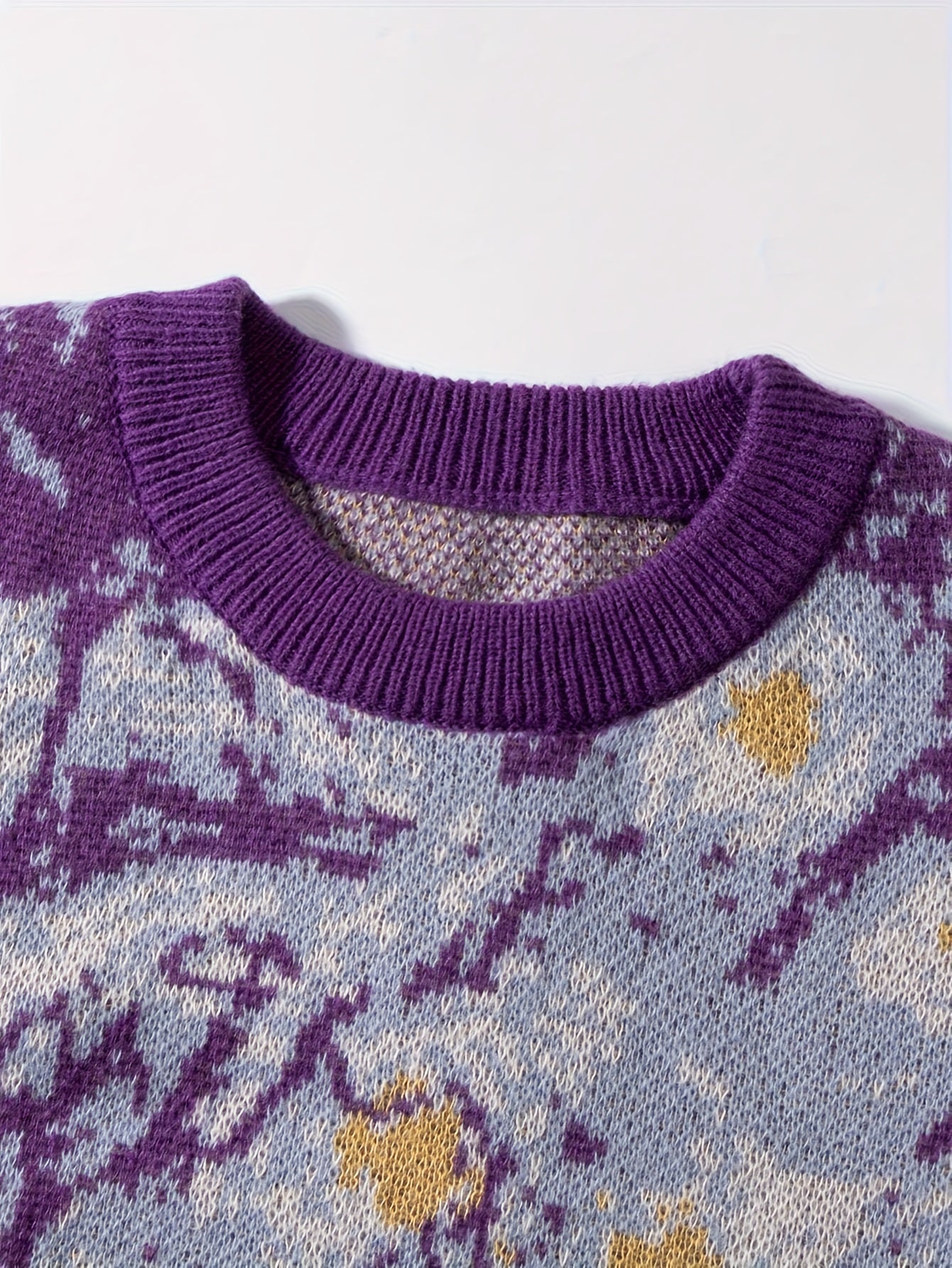 Dark Branch Abstract Knit