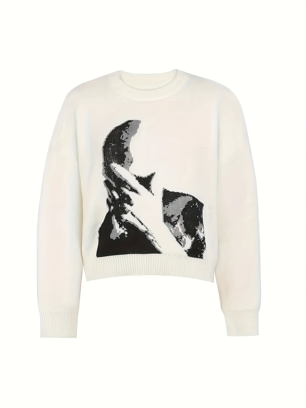 Dark Face Graphic Knit