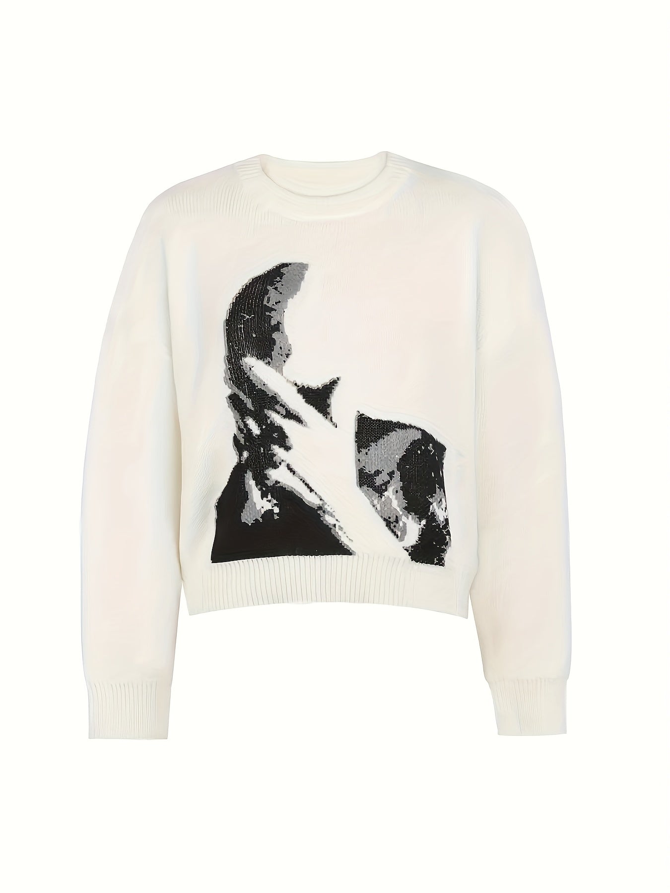 Dark Face Graphic Knit