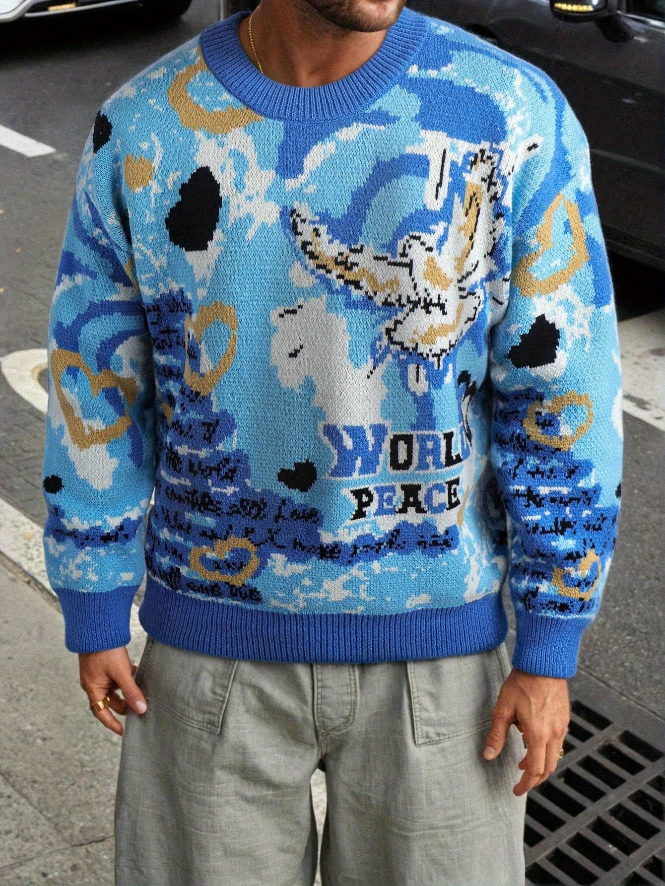 Arte Eagle Heart Knit Pullover