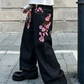 Dark Bloom Denim — Black Plum