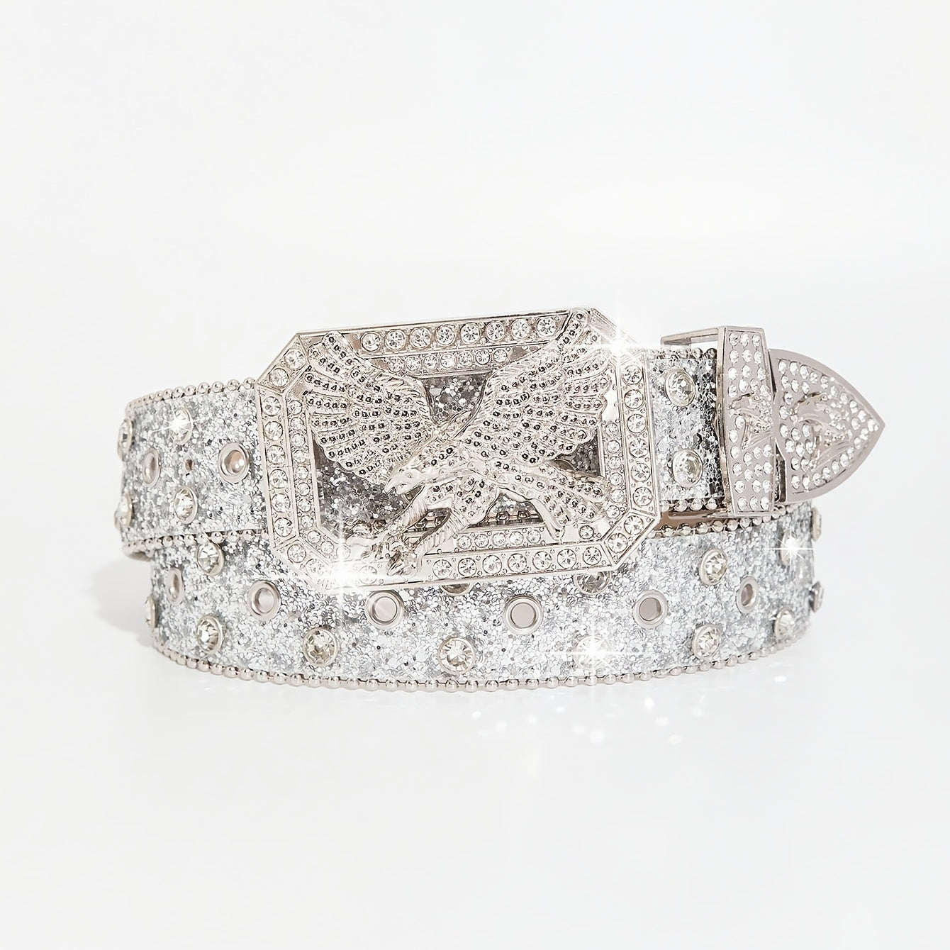 Fivela de cinto resistente com strass, perfeita para eventos casuais do dia a dia, encontros de verão, ocasiões de negócios e como presente para namorados, maridos, pais ou avós. Ideal para uso diário e para adolescentes atentos à moda.