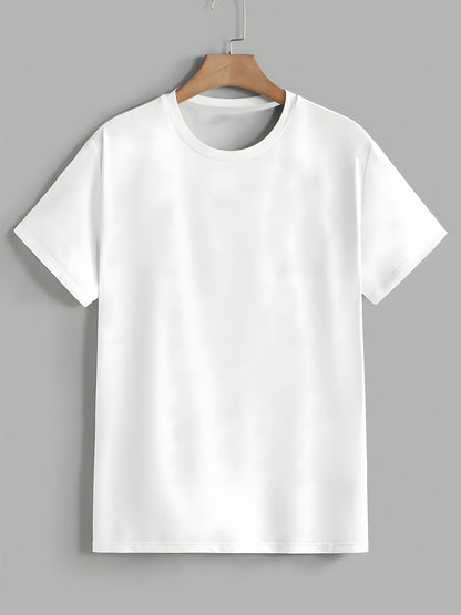 T-shirt blanc à manches courtes pour homme, imprimé numérique 3D, style streetwear hip-hop, t-shirt graphique rappeur, t-shirt à manches courtes pour homme, t-shirt décontracté à col rond et manches courtes pour homme