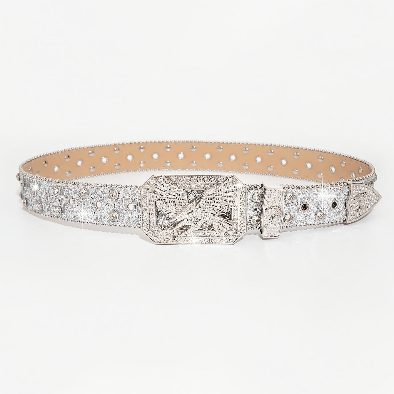 Fivela de cinto resistente com strass, perfeita para eventos casuais do dia a dia, encontros de verão, ocasiões de negócios e como presente para namorados, maridos, pais ou avós. Ideal para uso diário e para adolescentes atentos à moda.
