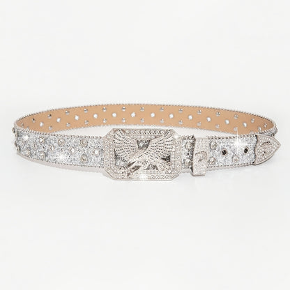 Nox Rhinestone Belt Buckle
