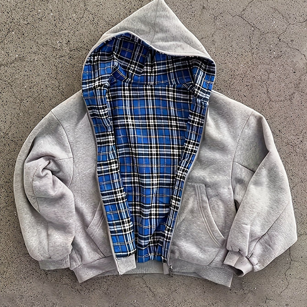 Nox Plaid Pullover Hoodie