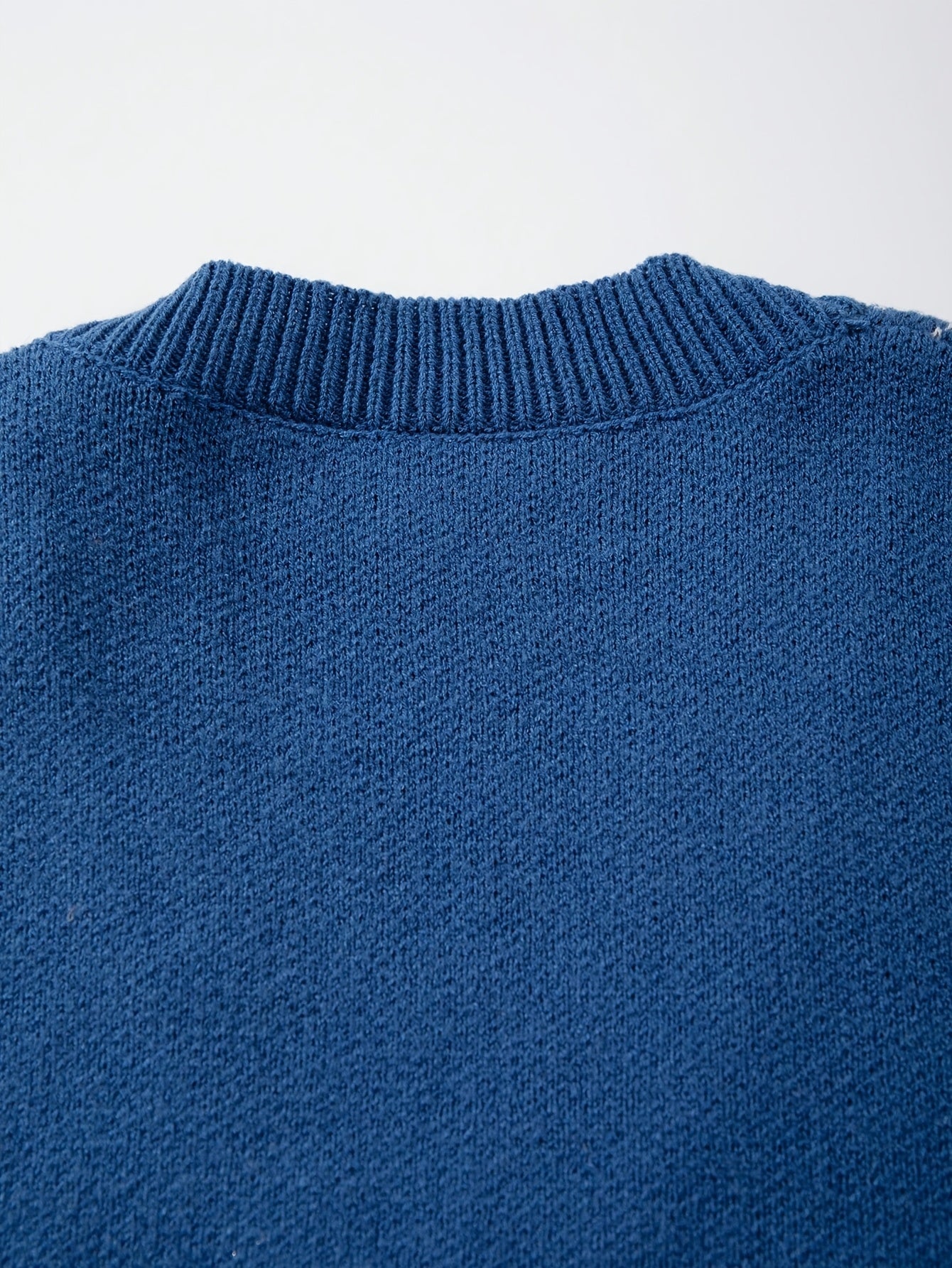Cardigan casual de malha larga com decote em V | Estampado de girassóis e casinhas, estilo pintura a óleo, detalhes de botões, manga comprida, coleção outono/inverno da ANDREILEE